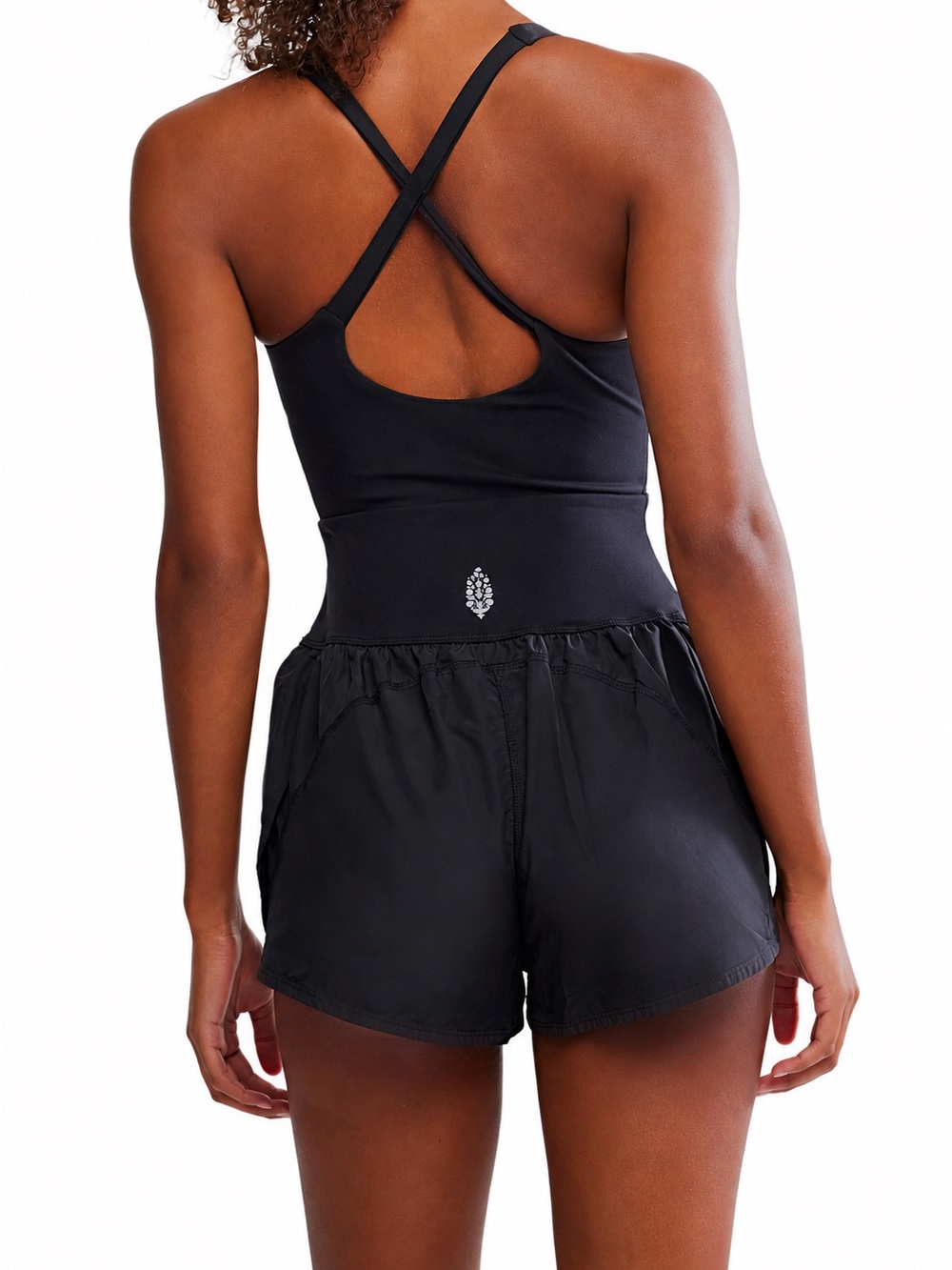 Free People FP Movement x HATCH Black Athletic Romper